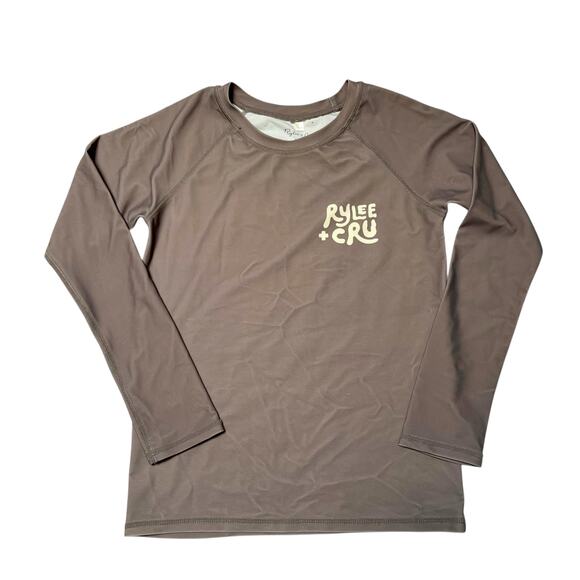 Rylee + Cru Swim Rash Guard Size 10/12 - Picture 1 of 5
